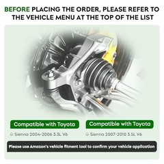 CV Axle Shaft Assembly Fit for Toyota Sienna 27.93(Left) Front Left Drive Side