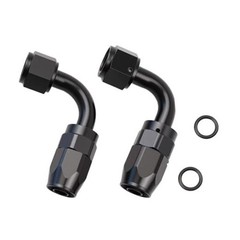 90 Degree Aluminum Swivel Hose End Fitting for Braided CPE Fuel 8AN 90Degree