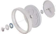 Large Wheel C6 Kit w/ Bearing C60/Tire C10/Axle C66 for Polaris 280 Pool Cleaner