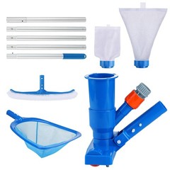 3-in-1 Portable Pool Cleaning Kit for Above Ground Pools – Includes Vacuum Clean