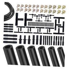 5Ft Vacuum Hose Automotive Set – 6 Sizes 3/8&Prime;, 5/16&Prime;,1/4&Prime;,3/16&Prime;,5/32&Prime;,1/8&Prime; 94PCS