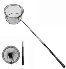 Pool Skimmer Net with Stainless Steel Telescopic Pole,58&Prime; Extendable Leaf Ski…