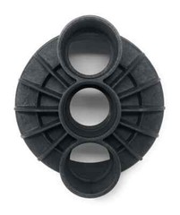 Paramount 2-Port 2&Prime; Water Valve Base (Black) Replacement Pool Part