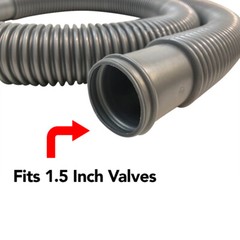 Puri Tech Durable ABG Filter Connection Hose 1.5in x 3 ft Corrosion/UV Resistant