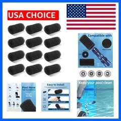 12 Pack Tail Scrubber Replacement for Polaris Pool Cleaner Parts, High Densit…