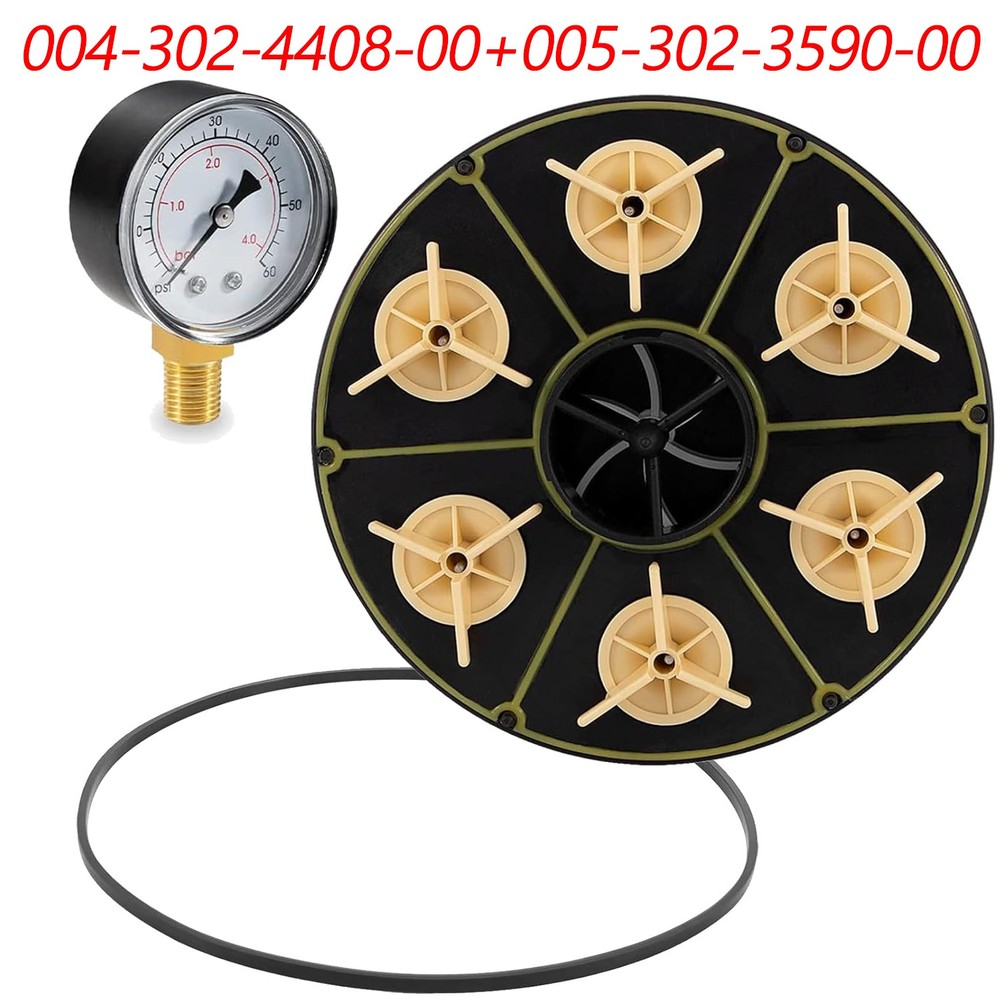 6-Port Module w/ Valve Shell Oring &Pressure Gauge for Paramount 004-302-4408-00