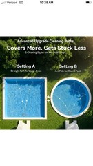Powerful Cordless Robotic Automatic Pool Vacuum Cleaner for Above Ground Pools