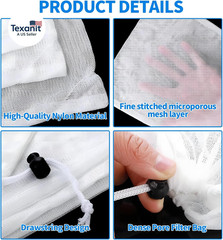8PCS Pool Vacuum Replacement Mesh Bag – Mesh Bag for Pool Vacuum, Pool Vacuum Cl
