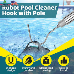 Hook for Pool Robot Vacuum Robotic Pool Cleaner Retrieval Hook with Swimming Poo