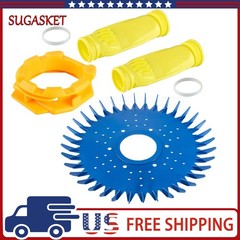 W7032 W6969 W70327 Pool Cleaner Finned Disc & Diaphragm & Foot Pad Kit Replace