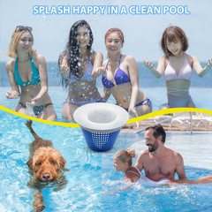 100-Pack Pool Skimmer Socks for Cleaning Debris and Leaves