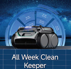 WYBOT C2 12in Robotic Pool Vacuum Cordless App Control FreeShipping