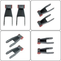 2 Inch Rear Lowering Drop Shackles Kit Replacement for Ford F150 2WD 4WD 1997