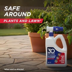 Hose End Outdoor Cleaner 2 Pack – Tackles Tough Organic Stains on Any Surface
