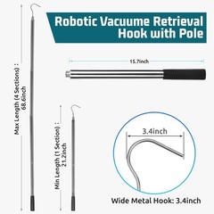 ORAPXI Hook for Pool Robot Vacuum Robotic Cleaner with pole