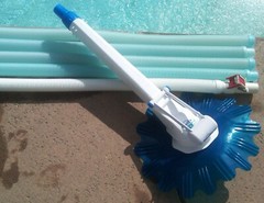 AMFLEX AUTOMATIC Pool CLEANER 1.5&Prime;x 48&Prime; W/ Tapered Leader – 8pk Gray Hoses
