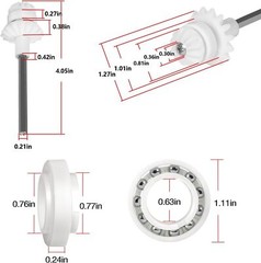 MX8 / MX6 Pool Cleaner Tune Up Kit Replacement Parts for Zodiac Baracuda R052490