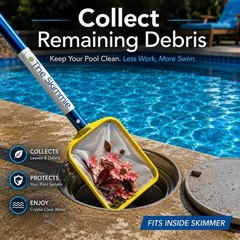 Lightweight Pool Skimmer with Handle