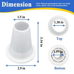 Ebrmeiwo GW9000 GW9015 Cone Reducer, Automatic Pool and Spa Cleaner 1 Pack