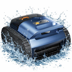 Robotic Pool Cleaner for Inground Pools Floor, Wall and Waterline Cleaning