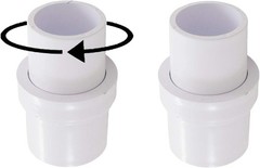 1-1/2&Prime; Pool Vacuum Head Swivel Adapter Connector for Manual Vac Vacuum Head R…