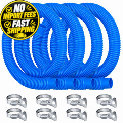 Homyplaza Replacement 59 inches long with a 1.34 inch diameter, Blue-Set of 4