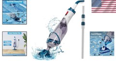 Efficient Telescopic Pool Cleaner for Above Ground Pools – 18.5 GPM Suction