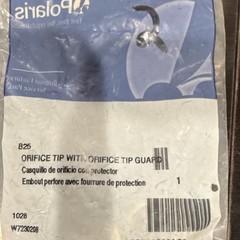 Polaris Orifice Tip with Orifice Tip Guard B25 W7230208 White Plastic Set of 2