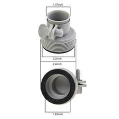 Adapters Hose Fitting Pump Replacement B Conversion For Intex 1.25in To 1.5in