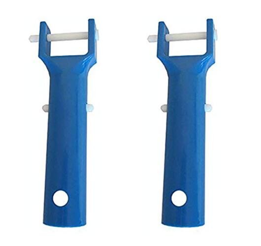 Pool Vacuum Head Handle Replacement Kit with V-Clip & Pin for Pool Spa BLUE