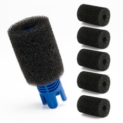 MUSCCCM for Polaris Pool Cleaner Parts,Tail Sweep with Scrubber blue