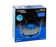 Summer Waves Robotic Cordless Rechargeable Swimming Pool Vacuum Cleaner System