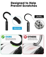 Stainless Steel Pool Hook for All Robotic Pool Cleaners, Rubber-Coated Metal …