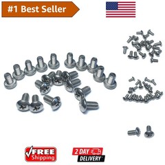 20-Pack 10-32 X 3/8 Inch C40 Stainless Steel Screws for Pool Cleaner Replacement