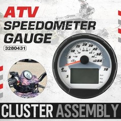 3280431 ATV Speedometer Gauge Cluster Assembly Compatible with Polaris
