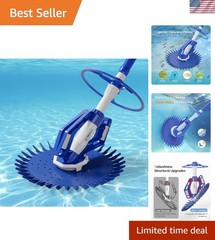 Automatic Pool Cleaning Vacuum with 10 Durable Hoses – Hassle-Free Maintenance