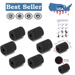 High Density 6-Pack Sweep Hose Scrubbers for Polaris Pool Cleaners 9-100-3105