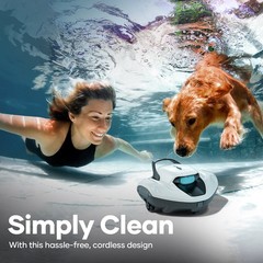 Aiper ZT2001W Scuba 800W Cordless Robotic Automatic Pool Cleaner for Above