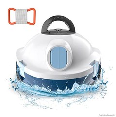 Cordless Robotic Pool Cleaner 5200mAh Battery 120 Min Runtime Above Inground