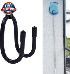 Non Rust Pool Pole Hangers – Ideal Pool Fence or Wall Mount Storage Hooks for Po