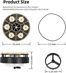For Paramount 6 Port Module with O-RING 004302440800 004-302-4408-00