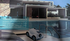 NEW MeanFun Cordless Robotic Pool Cleaner/Vacuum 2200 SqFt Coverage (White)