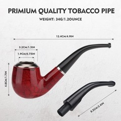 Scotte Captain Pipe Red 1 Count (Pack of 1),