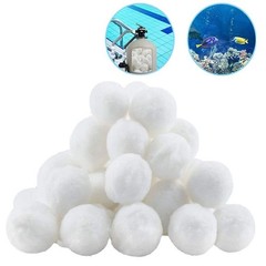 Premium Fiber Filtration Media for Swimming Pool Sand Filters 200g 1000g