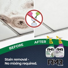 RMR Brands DIY Mold & Stain Remover Bundle, Complete 32 Fl Oz (Pack of 2)
