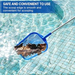 Pool Net – Pool Skimmer Net with 5 Section Detachable B – Pool Rake with Pole