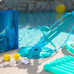 30&prime; ft Automatic Pool Cleaner Suction Swimming Pool Vacuum Climb Wall Hose Set