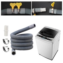Automatic Washer Drain Hose Set 79inch Flexible Replacement Easily Install with