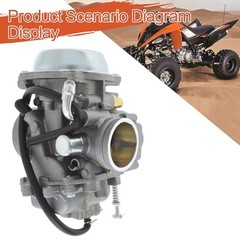 Carburetor and Intake Boot Replacement for Polaris Hawkeye 300 2006-2010