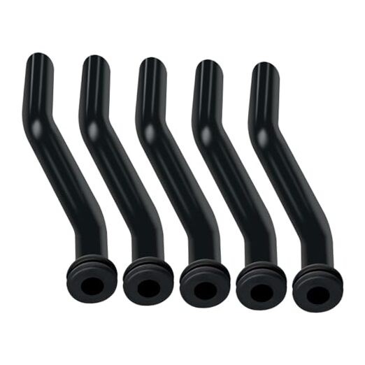 5pcs Vacuum Hoses 596163 593998, 797408 3 inch, Black for B & S